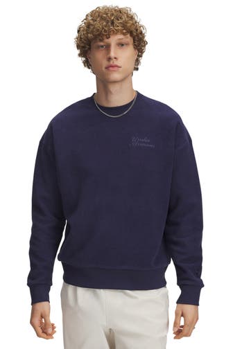 UNDER ARMOUR Sweatshirt 'Ua Icon Rev Terry' dunkelblau