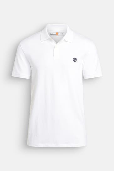 TIMBERLAND Polo-Shirt 'River' weiß