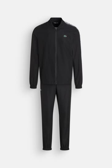 LACOSTE Trainingsanzug schwarz