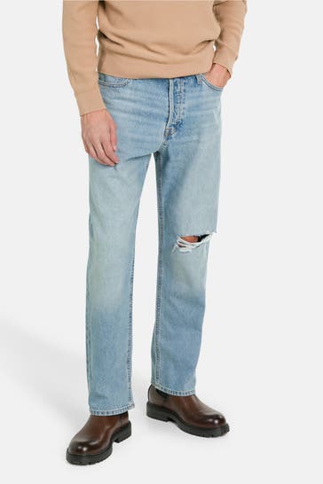 JACK & JONES Jeans straight hellblau