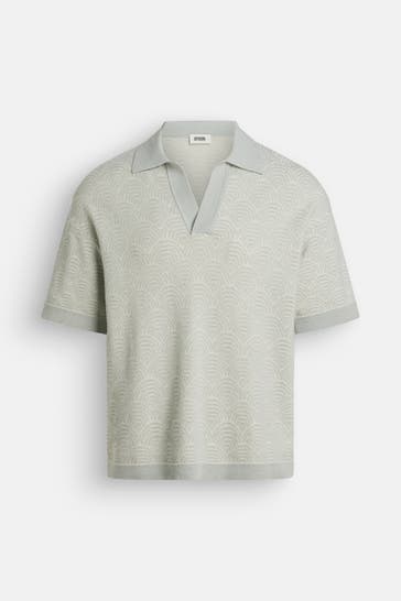 DRYKORN Strick-Polo 'Laurenzzo' gemustert