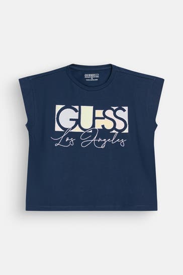 GUESS T-Shirt navy