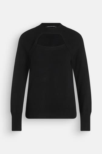 LUISA CERANO Longsleeve schwarz