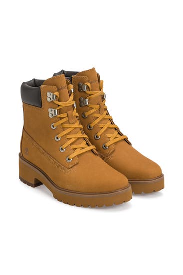 TIMBERLAND - Lederschnürstiefel 'Carnaby Cool' camel