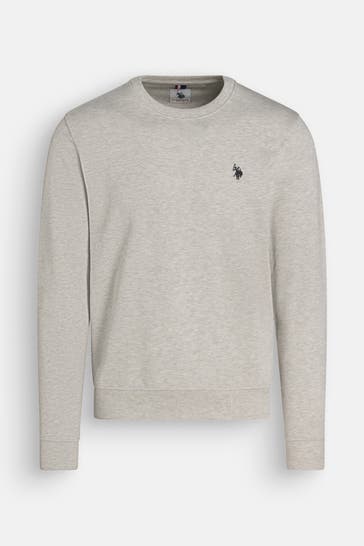 U.S. POLO ASSN. Sweatshirt hellgrau