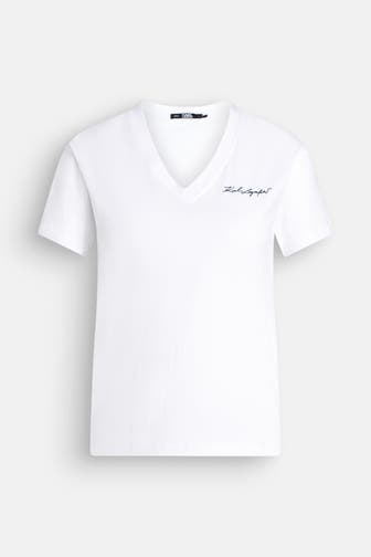 KARL LAGERFELD T-Shirt weiß