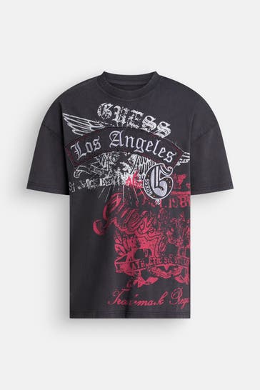 GUESS T-Shirt dunkelgrau
