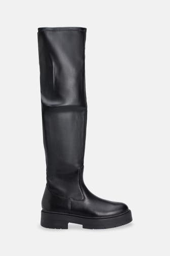 GEOX Overknee-Stiefel schwarz
