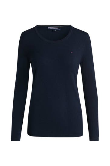 TOMMY HILFIGER Strickpullover 'Ivy' navy