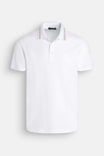 VERSACE Polo-Shirt weiß