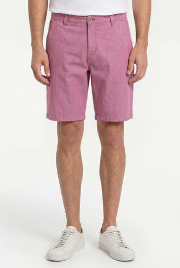COLOURS & SONS Shorts 'Dobby' mauve