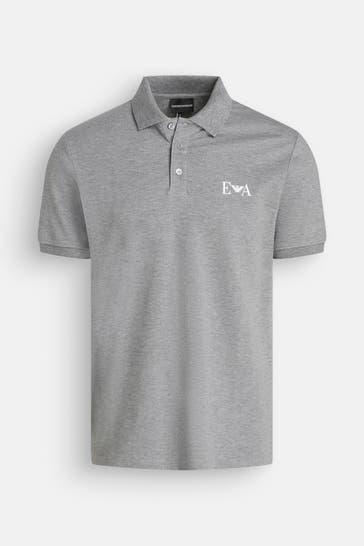 EMPORIO ARMANI Polo-Shirt grau