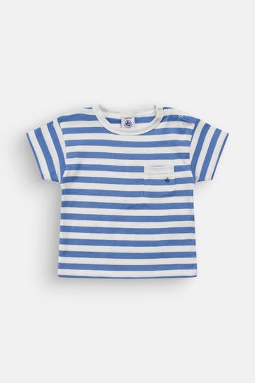 PETIT BATEAU T-Shirt zweifarbig