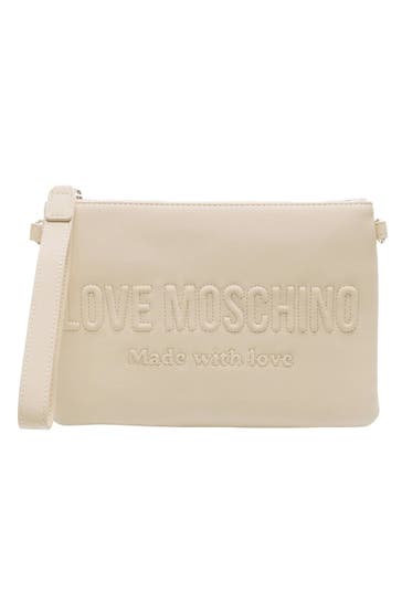 LOVE MOSCHINO Clutch creme