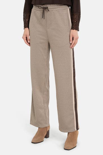 GANT Joggpants beige gemustert