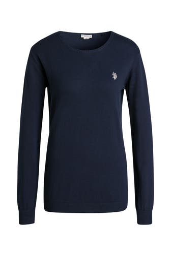 U.S. POLO ASSN. Strickpullover 'Meg' nachtblau
