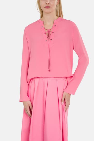 RIANI Seidenmix-Bluse pink