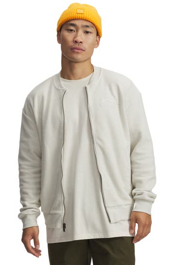 UNDER ARMOUR Sweatjacke 'Ua Icon Rey Terry' offwhite