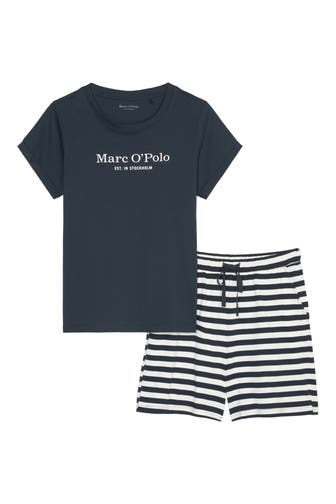 MARC O'POLO Pyjama Set dunkelblau