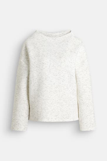 S.OLIVER BLACK LABEL Sweatshirt weiß