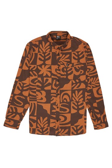 QUIKSILVER Overshirt gemustert