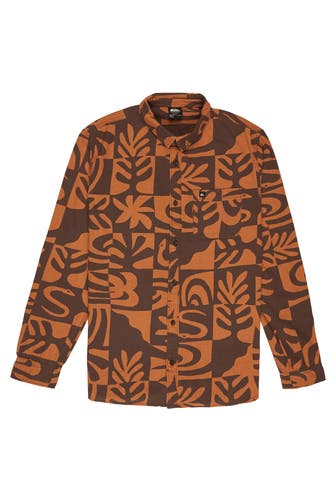 QUIKSILVER Overshirt gemustert