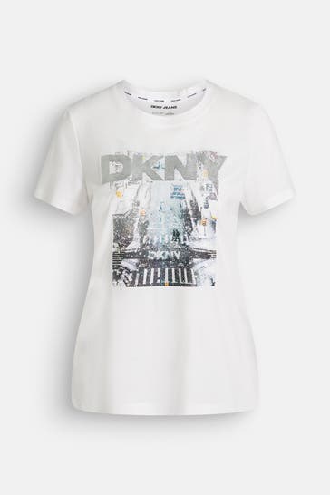 DKNY T-Shirt weiß