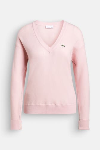 LACOSTE Strickpullover puderrosa