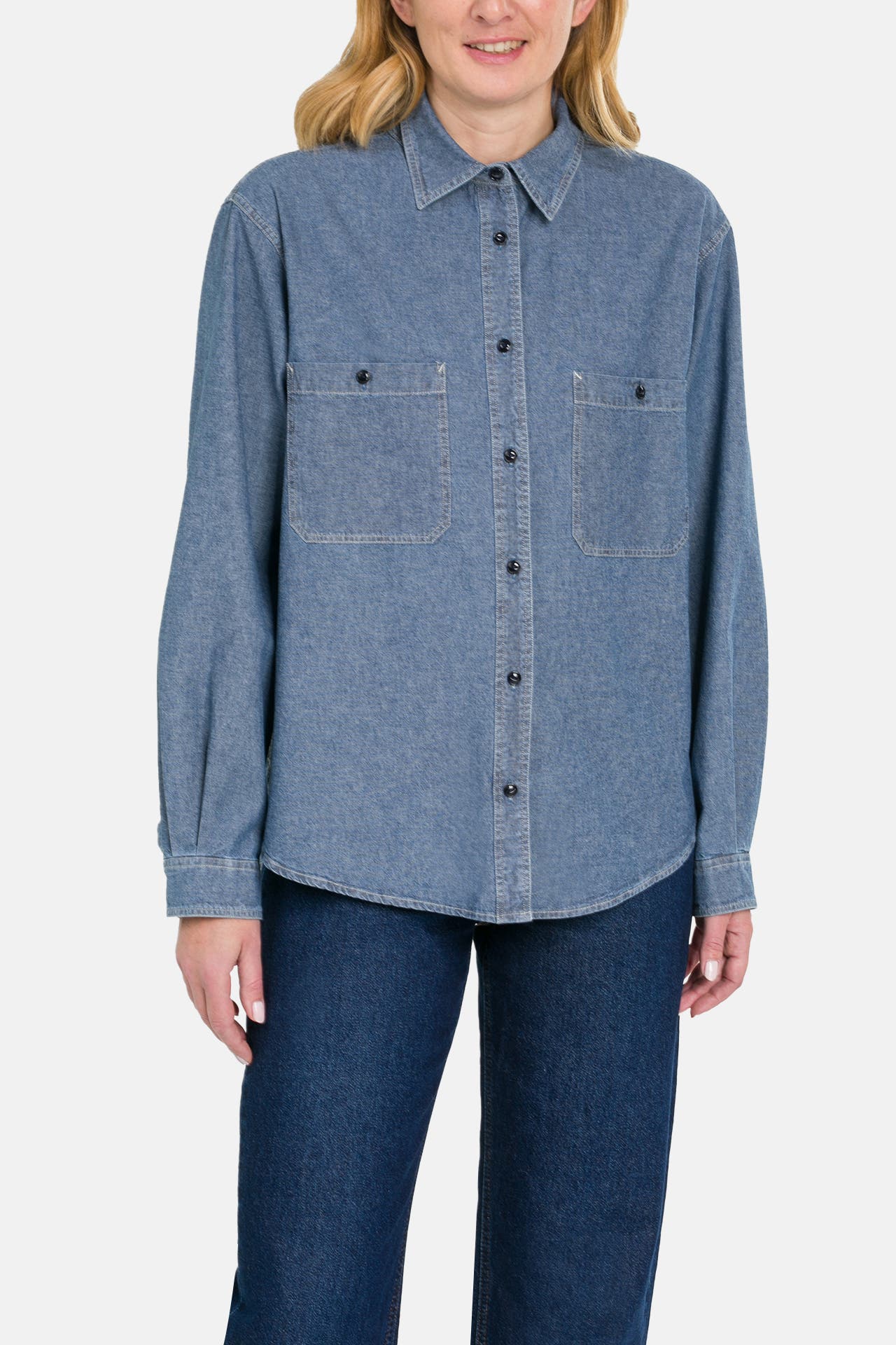 WOOLRICH Jeansbluse blau, Bild 1