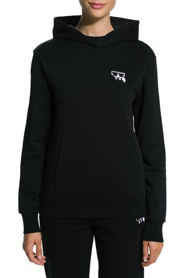 KARL LAGERFELD Hoodie 'Kocktail' schwarz