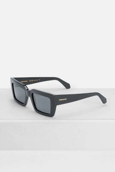 FERRAGAMO - Sonnenbrille schwarz