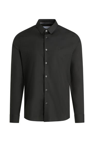 CK JEANS Casual-Hemd schwarz