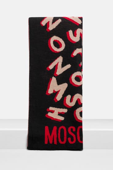 MOSCHINO - Wollmix-Schal mehrfarbig