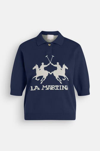 LA MARTINA Polo-Shirt dunkelblau