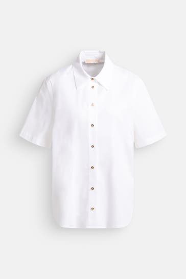 MICHAEL MICHAEL KORS Kurzarm-Bluse weiß