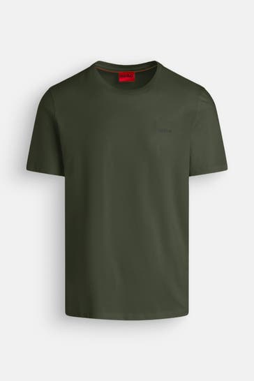 HUGO T-Shirt 'Dero' dunkelgrün
