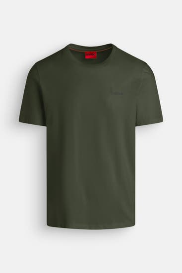 HUGO - T-Shirt 'Dero' dunkelgrün