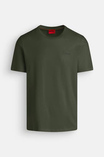 HUGO T-Shirt 'Dero' dunkelgrün