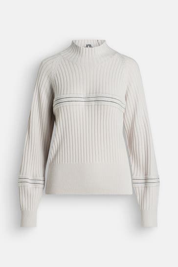 J.LINDEBERG SPORTSWEAR Woll-Strickpullover 'Nora' creme