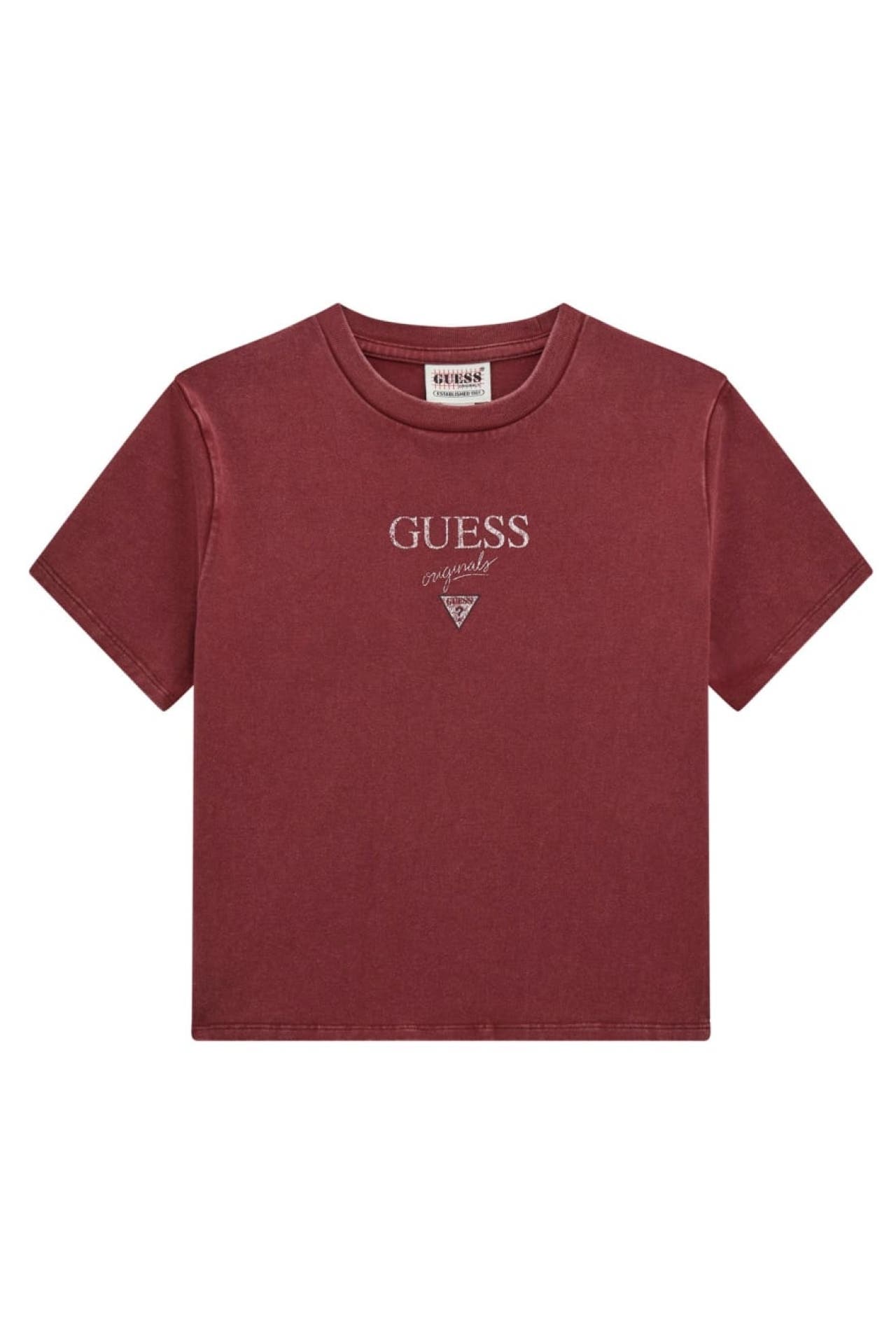 GUESS T-Shirt weinrot, Bild 1