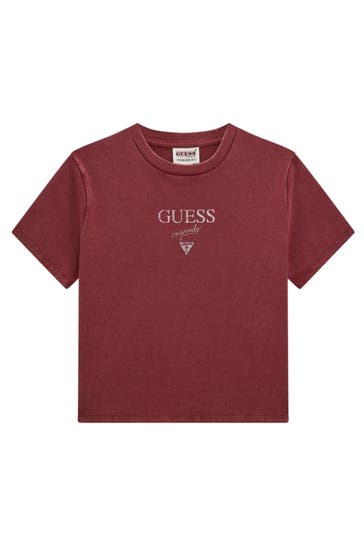GUESS T-Shirt weinrot