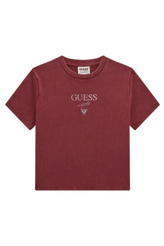 GUESS T-Shirt weinrot