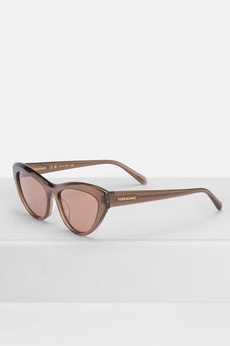 FERRAGAMO Sonnenbrille braun