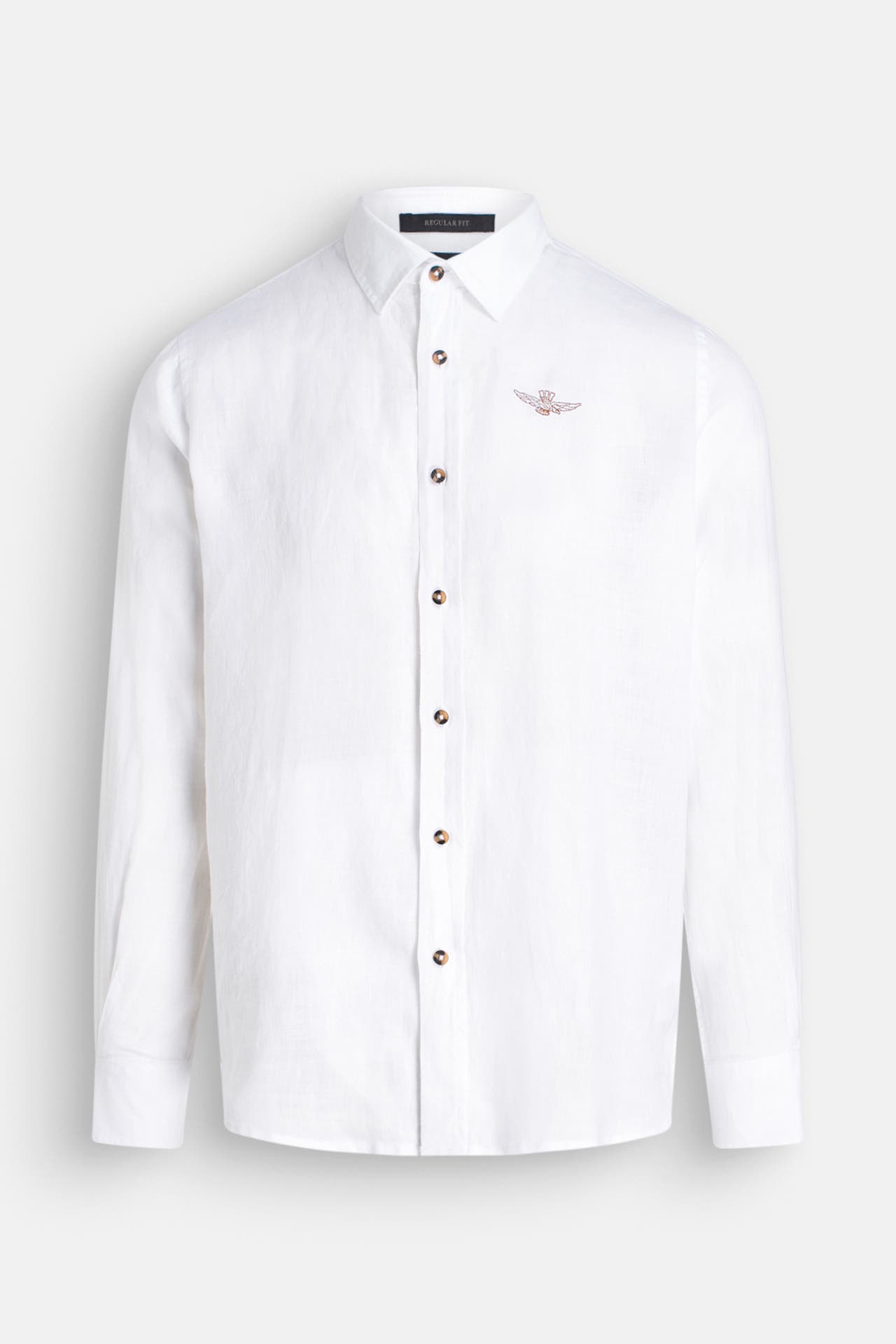 AERONAUTICA MILITARE Leinen-Hemd Regular Fit, Bild 1