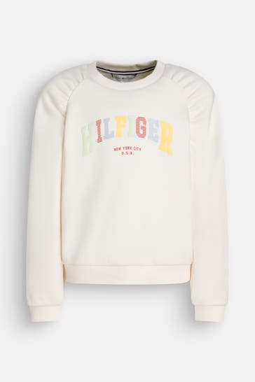 TOMMY HILFIGER Sweatshirt ecru