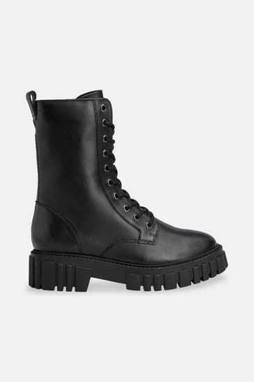 CLARKS Schnürstiefeletten 'Page' schwarz