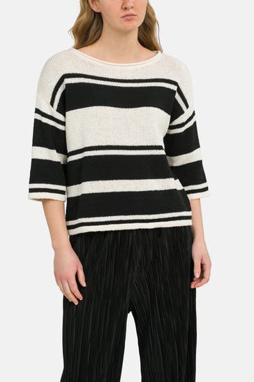 OUI Strickpullover gestreift