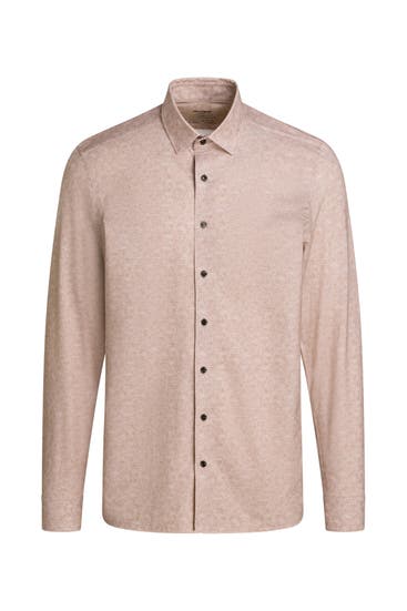 OLYMP Luxor modern fit - Casual-Hemd hellbraun