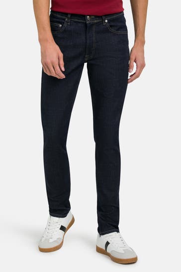 HACKETT Jeans dunkelblau straight