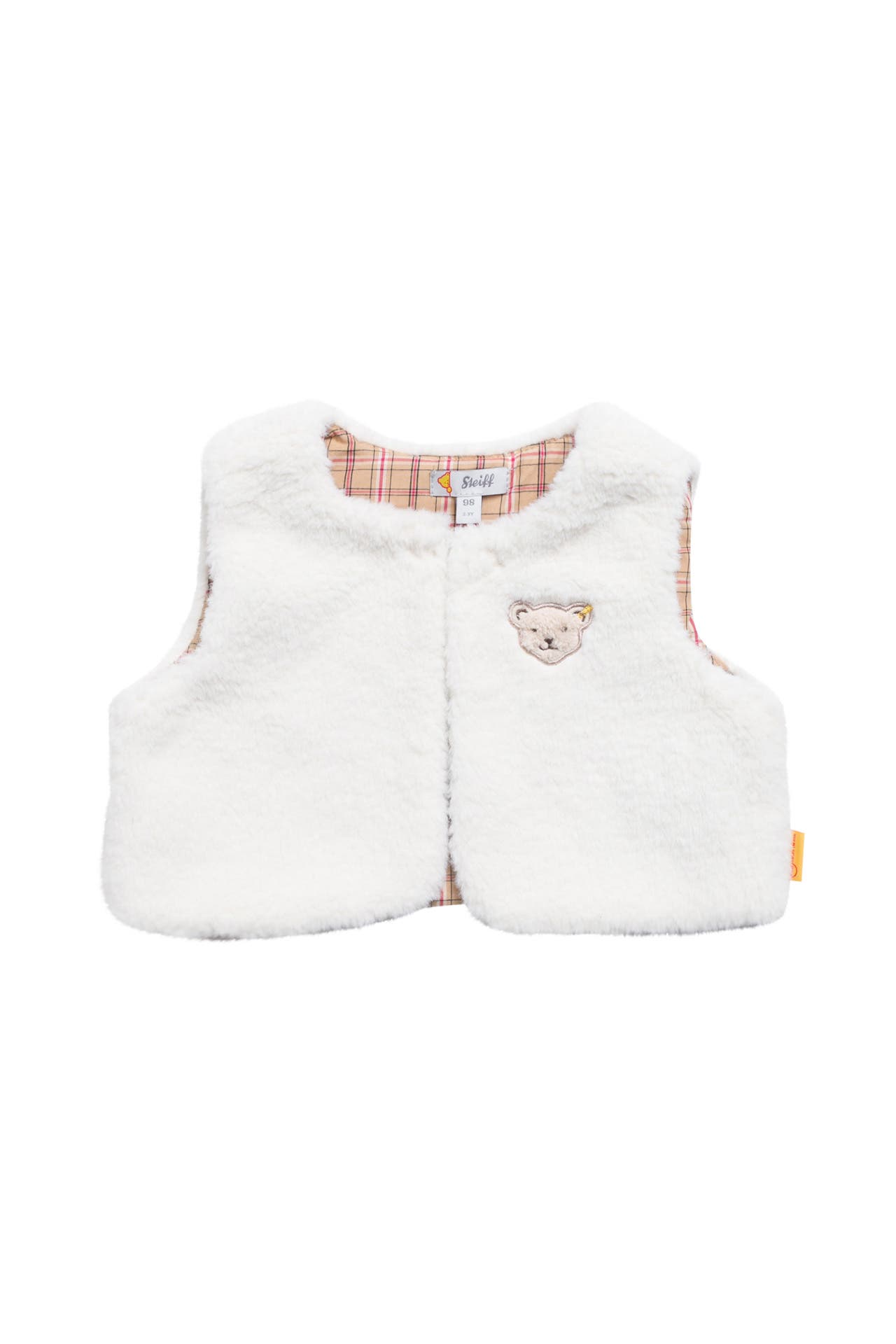 Steiff Weste Gilet, Crema di Burro, 56 Bambine e Ragazze